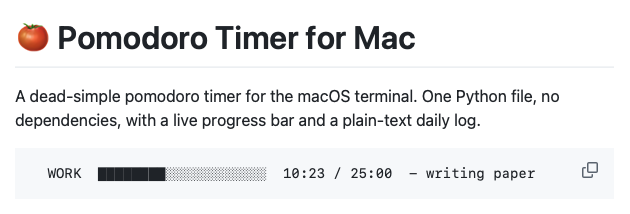 Pomodoro Timer Repository.